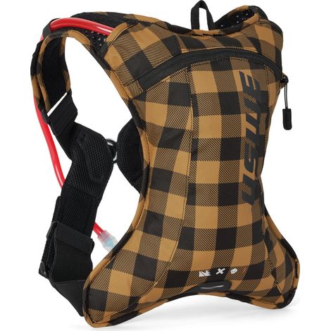 Uswe Camel Bag Outlander XC 2 Flanell, Farbe Schwarzbraun, Motorrad-/Fahrradtasche, Fassungsvermögen 1,5 l Flüssigkeit (2 l Rucksack) (1/4)