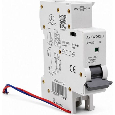 Bobina Di Sgancio a Minima Tensione e Massima Tensione, 170V-280V, 1 Modulo DIN, Compatibile Con Serie GYM9 GYM9H GYM10 GYR9N GYR10N, Chint NB1 NBH8 NB1L NB310L