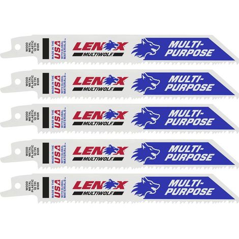 Lenox 20562610R Lama per sega a sciabola BIM per applicazioni universali 152x19x0,9mm Lunghezza lama della sega 152 mm (1/3)
