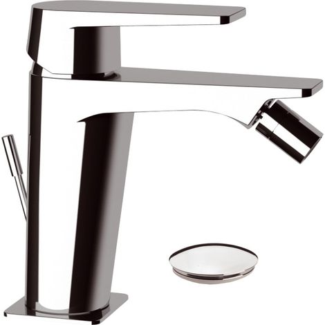 Rubinetto bidet con eratore regolabile con o senza scarico - serie dream Piletta di scarico: No (1/3)