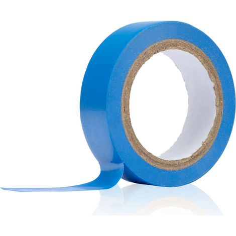 Rosfix Taśma Isolierband – PVC, Blau, 16mm x 10m  Hohe Elastizität, Reißfest, 80°C Beständigkeit  Elektrische Isolation, Wetterschutz  Isolierband