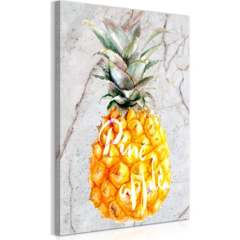 Tableau Imprimé "Pineapple & Marble" 60 x 90 cm (1/2)
