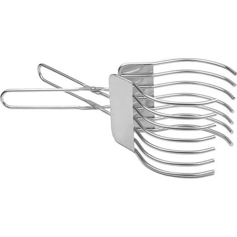 Trancheuse de bœuf, guide de tranchage de viande - Pinces à rôtir en acier Coupe-rôti de bœuf, guide de trancheuse de, outils de cuisine pour légumes, fruits, bœuf (1/4)