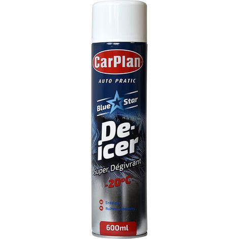 Dégivrant Pare-brise En 600ml. Formulation Sans Méthanol.
