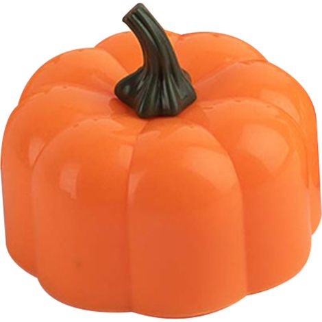 Candela decorativa senza fiamma a forma di zucca, luce costante, 1 pezzo