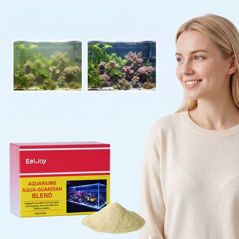 Purificateur d'eau pour aquarium (eau douce et eau de mer), détachant et anti-algues universel pour aquariums – 100 g (1/5)