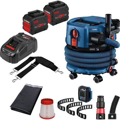 Bosch Aspiradora a batería GAS 18V-12 MC / 2x 12,0 Ah ProCORE + Cargador (1/5)