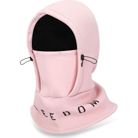 Thermo Sturmhaube mit Fleece, winddicht, wasserabweisend, verstellbar, Rosa (1/5)