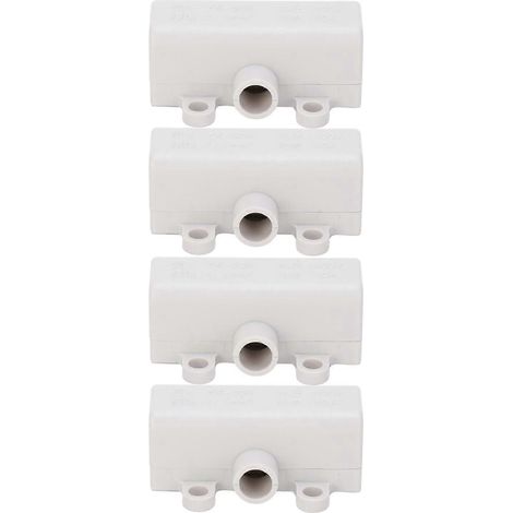 4 blocs de distribution principaux haute performance, bornier de câblage en forme de T, prises industrielles, 400 V 60 A (1 entrée, 4 sorties)