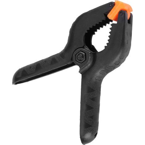 10 Stück 4 Zoll Typ A schwarze multifunktionale Kunststoff-Federklemmen DIY-Holzbearbeitungswerkzeug (1/5)