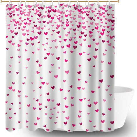 Rideau de bain en polyester 180x180 design bâche de douche pour un éveil en douceur le matin (1/5)