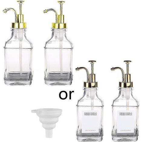 Distributeur d'huile d'olive 500 ml, flacon de lotion aux huiles essentielles, distributeur de sirop de café, récipient pour huile alimentaire, compatible avec les cuisines domestiques et la climatisa (1/5)