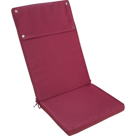 Cuscino alto magenta in poliestere sfoderabile 45x150 cm (1/2)