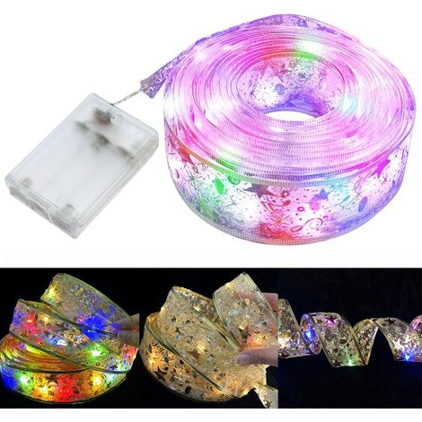m lange LED-Lichterkette mit flexiblem Kupferdraht – Partybeleuchtung und Dekoration für Weihnachten, Garten, Terrasse und Innenräume (1/5)