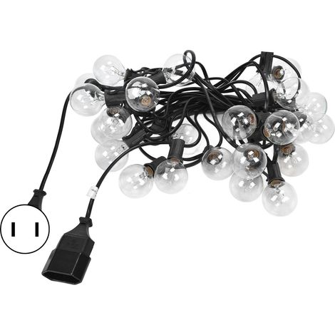 Wasserdichte LED-Lichterkette, 7,65 m, 25 Lichter, für Garten, Terrasse und Zaundekoration (1/5)