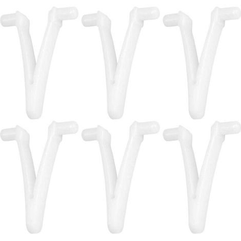 Set di 6 accessori per piscina con clip a V a farfalla per spa, spazzola per foglie, rastrello per foglie, paletta per foglie e testina di aspirazione per la pulizia della piscina.