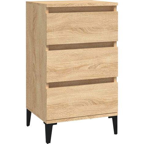 Maison Exclusive - Nachttisch Sonoma-Eiche 40x35x70 cm Holzwerkst