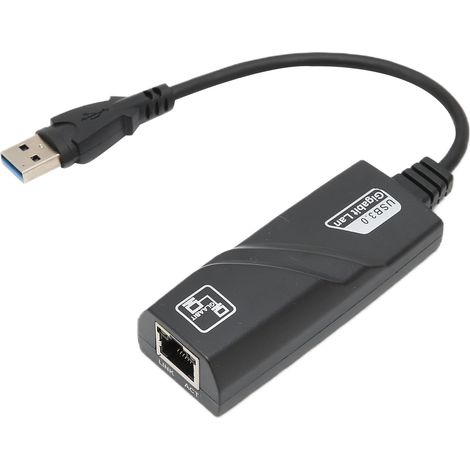 Adaptateur Ethernet USB 3.0 vers RJ45 Gigabit, Compatibilité Étendue, Plein Duplex et Auto-MDIX (1/5)