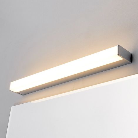 [NEUWERTIG] B-Ware Lindby Wandleuchte Wandlampe LED Philippa Badezimmer Spiegel Chrom eckig (1/2)