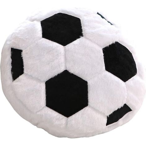 Coussin de Football Moelleux et Doux pour décoration de Chambre à Coucher pour Les Amateurs de Football, 45 x 45 cm