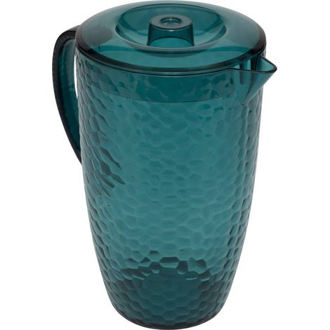 Estiva 2L Kunststoffkrug blau mit Deckel (1/2)