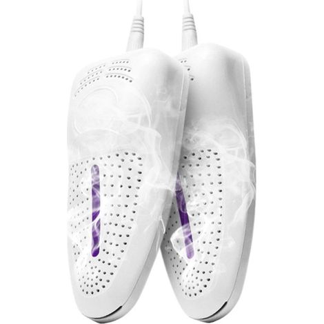 Sèche-chaussures pour 1 paire : désodorise, assainit, déshumidification rapide par chaleur, séchage à 360°, économie d'énergie. (1/5)