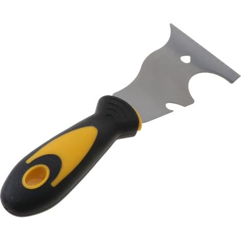 EASYCOMFORT Grattoir à peinture en acier inoxydable, couteau à écheveau, outil d'élimination du calfeutrage, outils de peinture (1/5)