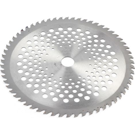 Lame de scie circulaire 60 dents pour débroussailleuse, coupe-herbe, tronçonneuse de jardin 255x25.4x60T (1/5)