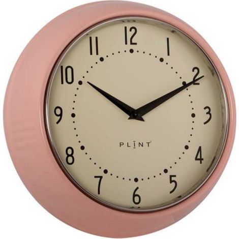 Clocks - Metal/Glass - L23 x W7 x H23 cm - Rose Pink