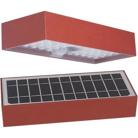 Iolume lampada solare a led mattone con sensore pir io67109