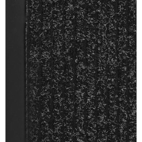 Paillasson rayé Anthracite 40x60 cm (1/5)