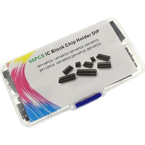 Jeu de 66 supports pour puces IC avec 8 spécifications une (1/5)