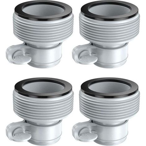 Interfaccia per pompa filtro INTEX da 1,25 pollici modificata a 1,5 pollici (4 pezzi)