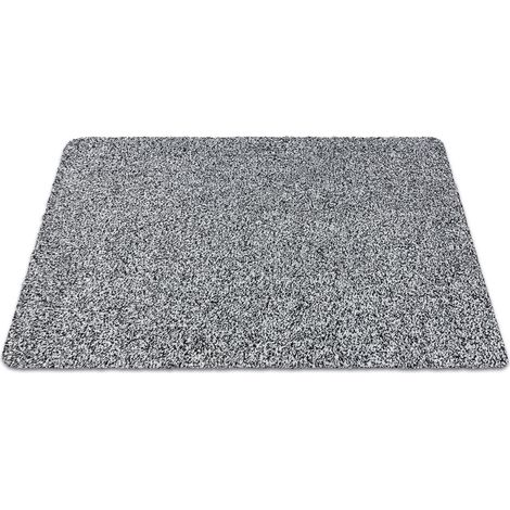 Zerbino antiscivolo per metri lineari COLORADO 908 esterno, interno, su gomma - grigio  grey 40x60 cm