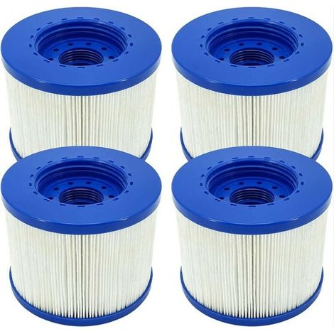 Filtre Spa Infinite a Visser, Cartouche Filtre à Vis pour Spa Gonflable Pas De Vis 60mm, Cartouche Filtre pour Spa, Compatible pour Cosy Spa, Clever Spa et de Plus 4 pièces