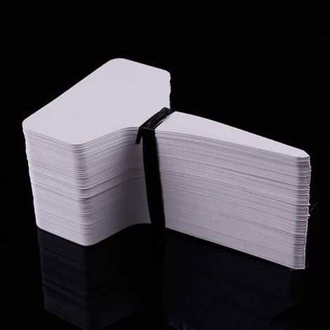 100 Pcs Étiquette de Plante Étiquette de Plante en Plastique Marqueurs de Type T Étiquettes de Nom de Plante de Jardin Étiquettes de Plantes Étanches pour Plantes D'extérieur (1/5)