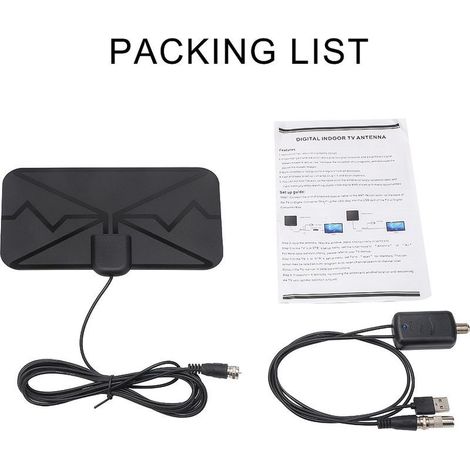 Antenne numérique numérique DVB t intérieure HD euro américaine 4K Free NBC TV antenna (1/5)