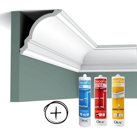 Pack MKP 8 mètres linéaires CX106 + colles L200 x H11,8 x L11,7 cm - L200 x H11,8 x L11,7 cm - ORAC DECOR