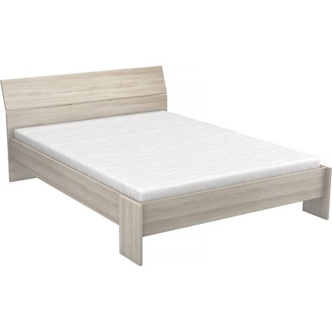 Cama de Matrimonio Prins Color Roble Shannon 135-140x190/200 cm