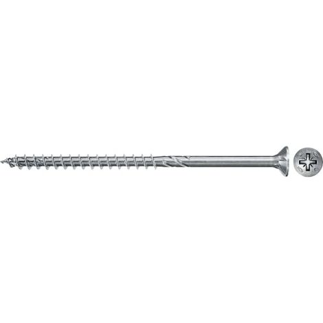 Vis PowerFast II FPF II CZP, 45x35 BC, Tête fraisée, Entraînement PZ, Filetage partiel, Zingué, Boîte 200 Fischer 670307
