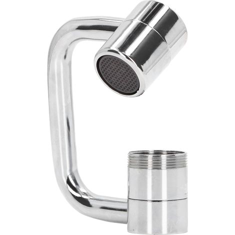 1080° schwenkbarer Verlängerungshahn, universeller Drehadapter, Spritzschutz-Luftsprudler für Küchenspülen, Sauerstoff-Luftsprudler (verbesserte Ausführung aus feinem Messing, 1 Einstellung) (1/5)