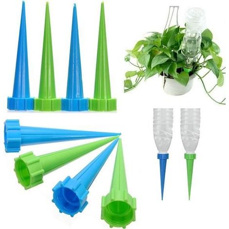 12X Automatische Gießkanne mit Auslauf für Gartenbewässerungssystem aus Kunststoff