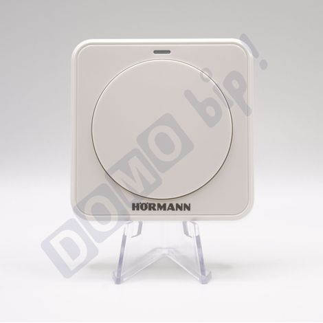 Hörmann FIT 1 BS - Bouton poussoir blanc 1 canal sans fil pour motorisations BiSecur - Fréquence : 868.35 MHz - Référence : 439740 (1/4)