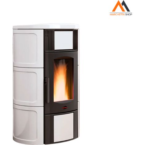 TERMOSTUFA A PELLET 'ISIDE IDRO 5.0' 19 kW - colore bianco