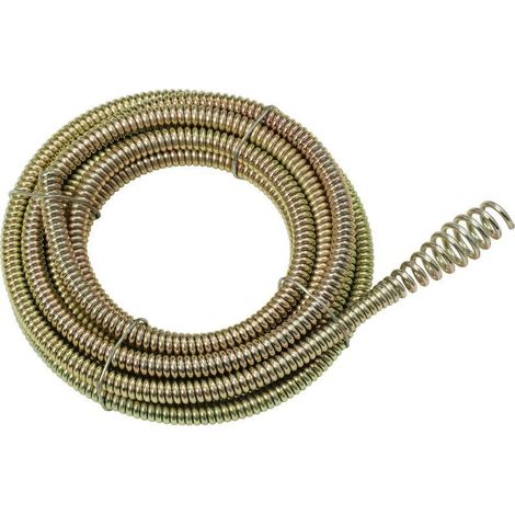 Ks Tools – Spirales de rechange pour déboucheurs Ø 6mm – Longueur 6m – Acier spécial pour débouchage textiles et cellulose – Livrées avec foret massue (1/3)