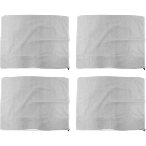 Lot de 4 housses de protection hivernale pour plantes 100x80cm, sacs antigel pour arbustes de jardin, voiles de protection contre le froid (1/5)