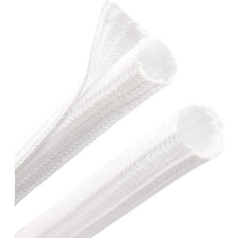 Goulotte de câbles - Lot de 2 - Organisateur de câbles - Protection de câbles - Kit de gestion des câbles - 2 mètres - Blanc (1/5)