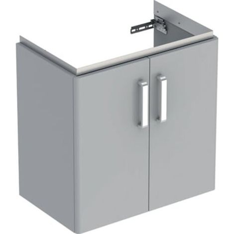 Geberit Renova Compact meuble sous lavabo, avec deux portes,