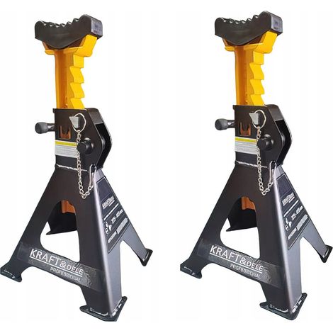 Chandelles de support pour cric de voiture, 2 T, 2 pièces, Kraft&Dele (1/5)