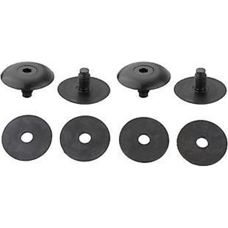 Vis de fixation pour barres de toit noires - Accessoires et pièces détachées pour véhicules compatibles